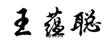 胡問遂王蘊聰行書個性簽名怎么寫
