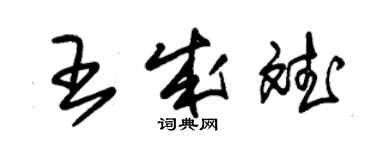 朱錫榮王成斌草書個性簽名怎么寫