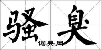 翁闓運騷臭楷書怎么寫