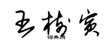 朱錫榮王樹賓草書個性簽名怎么寫