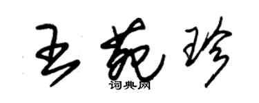 朱錫榮王苑珍草書個性簽名怎么寫