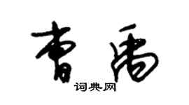 朱錫榮曹禹草書個性簽名怎么寫
