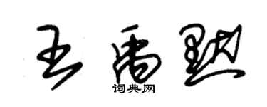 朱錫榮王禹默草書個性簽名怎么寫