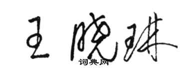 駱恆光王曉琳草書個性簽名怎么寫