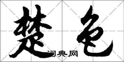 胡問遂楚色行書怎么寫