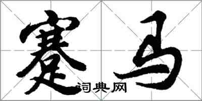 胡問遂蹇馬行書怎么寫