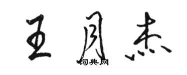 駱恆光王月傑行書個性簽名怎么寫