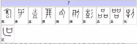 甲骨文字典，甲骨文漢字對應表