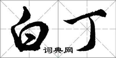 胡問遂白丁行書怎么寫