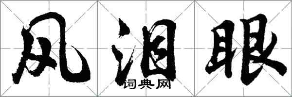 胡問遂風淚眼行書怎么寫