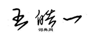 朱錫榮王皓一草書個性簽名怎么寫