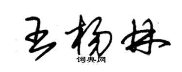 朱錫榮王楊林草書個性簽名怎么寫