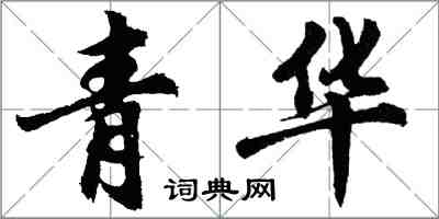 胡問遂青華行書怎么寫