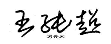 朱錫榮王純超草書個性簽名怎么寫