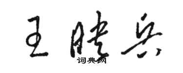 駱恆光王映兵草書個性簽名怎么寫