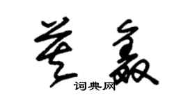 朱錫榮莫鑫草書個性簽名怎么寫