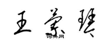 梁錦英王蘭琴草書個性簽名怎么寫