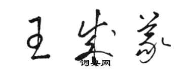 駱恆光王成義草書個性簽名怎么寫