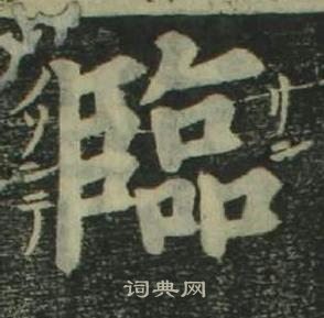 姜立綱四體千字文中臨的寫法