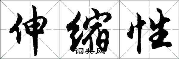 胡問遂伸縮性行書怎么寫