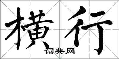 翁闓運橫行楷書怎么寫