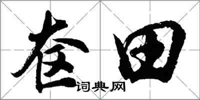 胡問遂奩田行書怎么寫