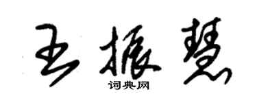 朱錫榮王振慧草書個性簽名怎么寫