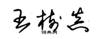 朱錫榮王樹真草書個性簽名怎么寫