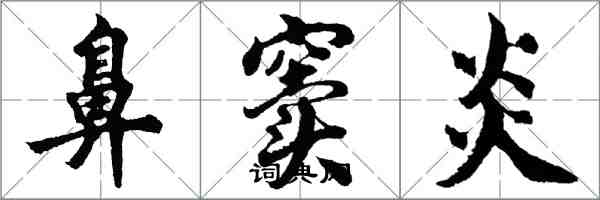 胡問遂鼻竇炎行書怎么寫