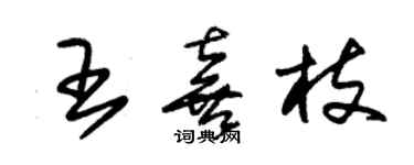 朱錫榮王喜枝草書個性簽名怎么寫