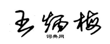 朱錫榮王炳梅草書個性簽名怎么寫