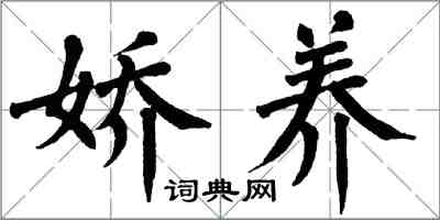 翁闓運嬌養楷書怎么寫