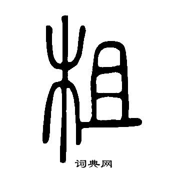 說文解字寫的柤