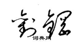 梁錦英劉鋼草書個性簽名怎么寫