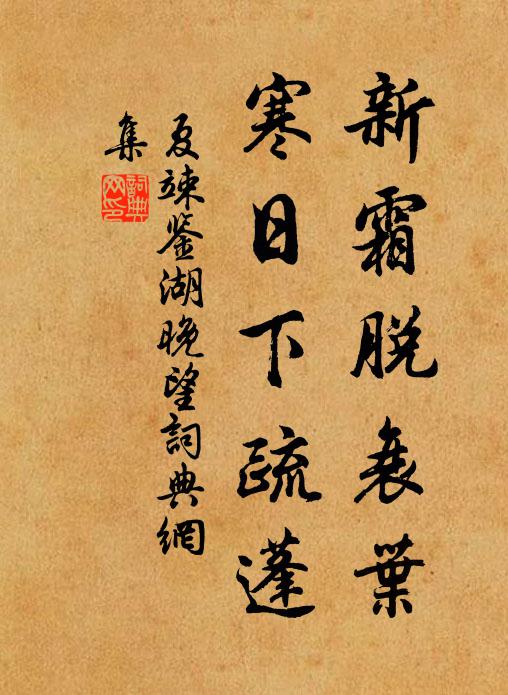 憑將惡語同收取，杜集他年著我名 詩詞名句