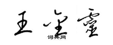 梁錦英王金靈草書個性簽名怎么寫