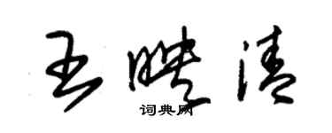 朱錫榮王映清草書個性簽名怎么寫