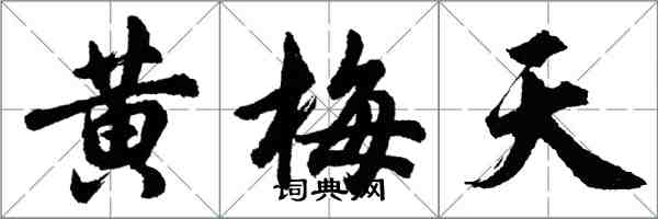 胡問遂黃梅天行書怎么寫