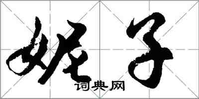 胡問遂妮子行書怎么寫