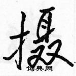 駱恆光寫的硬筆行書攝