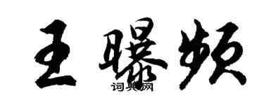 胡問遂王曝頻行書個性簽名怎么寫