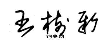 朱錫榮王樹新草書個性簽名怎么寫