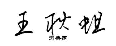 梁錦英王耿蛆草書個性簽名怎么寫