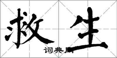 翁闓運救生楷書怎么寫