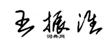 朱錫榮王振淮草書個性簽名怎么寫