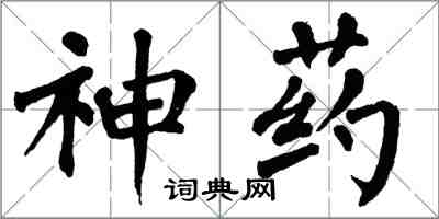 翁闓運神藥楷書怎么寫