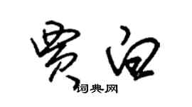 朱錫榮賈白草書個性簽名怎么寫