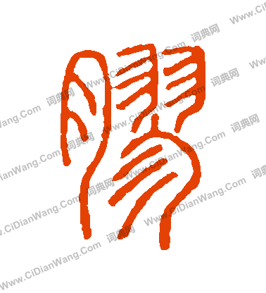 說文解字寫的膠