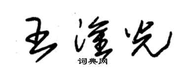 朱錫榮王淦光草書個性簽名怎么寫