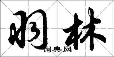 胡問遂羽林行書怎么寫